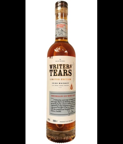 Fles Writers Tears Inniskillin Ice Wine Cask, Ierse whiskey van Walsh Whiskey, op voorraad bij slijterij t Bockje in Bathmen