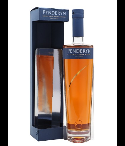 Fles Penderyn Portwood, Welshe single malt whisky, op voorraad bij slijterij t Bockje in Bathmen