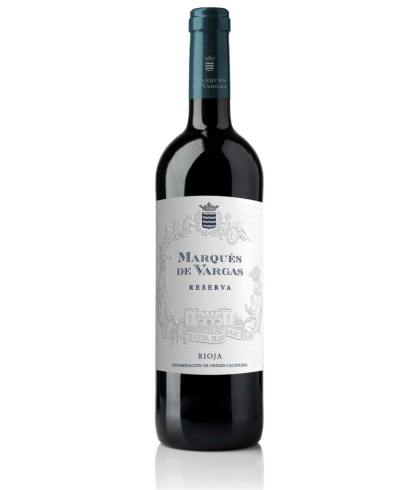 Fles MARQUES DE VARGAS Reserva, wijn op voorraad bij slijterij t Bockje in Bathmen