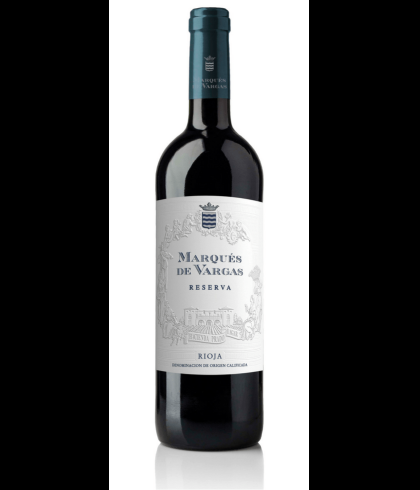 Fles MARQUES DE VARGAS Reserva, wijn op voorraad bij slijterij t Bockje in Bathmen