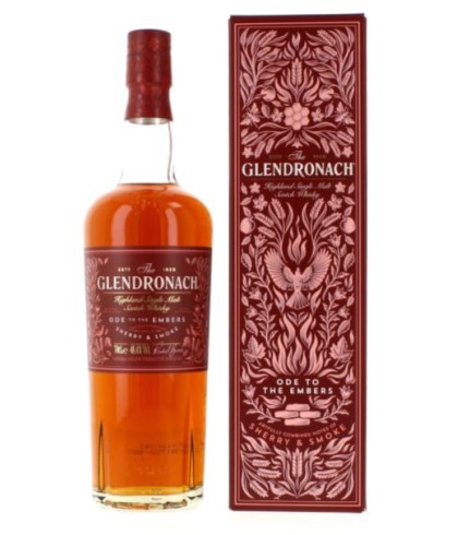 Fles GlenDronach Ode to the Embers, single malt whisky, op voorraad bij slijterij t Bockje in Bathmen