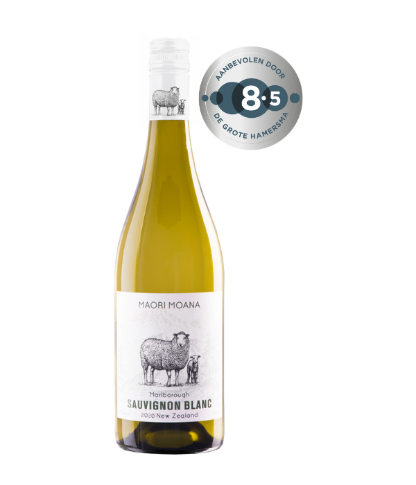 Maori Moana Sauvignon Blanc, wijn bij t Bockje in Bathmen