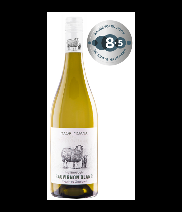 Maori Moana Sauvignon Blanc, wijn bij t Bockje in Bathmen