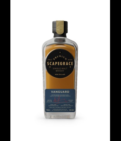 Fles Scapegrace Vanguard, whisky, bij slijterij t Bockje in Bathmen