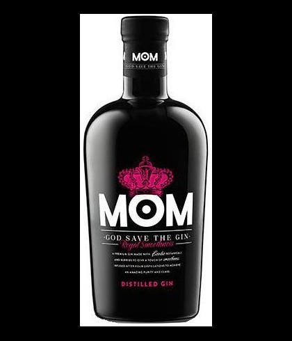 Fles MOM God Save The Gin, gin, op voorraad bij slijterij t Bockje in Bathmen