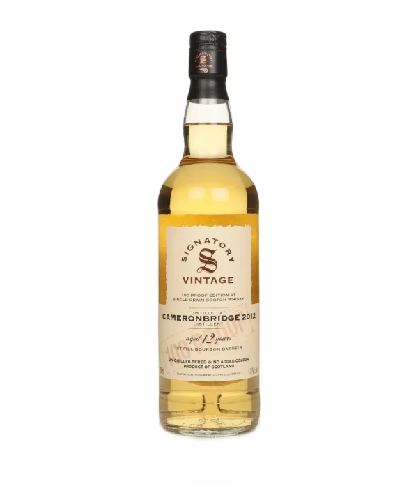 Signatory Cameronbridge 2012 100 PROOF #1 bij t Bockje in Bathmen