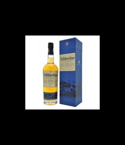 Fles Tullibardine 225 Sauternes Wood Finish, Schotse single malt whisky uit Blackford, op voorraad bij slijterij t Bockje in Bathmen
