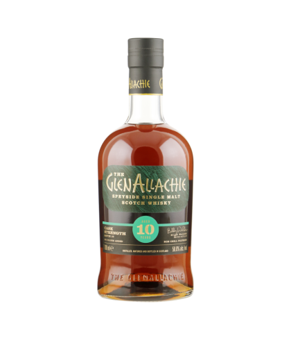 Fles GlenAllachie 10 Years Old Cask Strength Batch 10, single malt whisky, op voorraad bij slijterij t Bockje in Bathmen