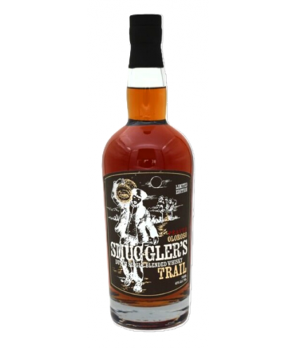 Fles Smuggler's Trail Peated Oloroso Dutch Single Blended Whisky, whisky, bij slijterij ’t Bockje in Bathmen