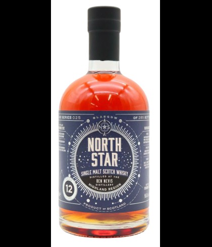 Fles North Star Ben Nevis 12Y 2012, single malt whisky, op voorraad bij slijterij t Bockje in Bathmen