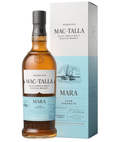 Fles Mac-Talla Mara, Islay single malt whisky, op voorraad bij slijterij t Bockje in Bathmen