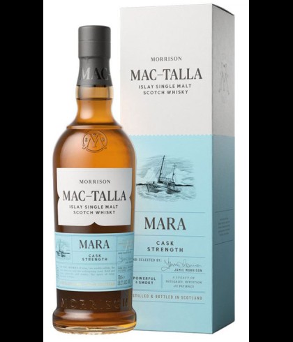 Fles Mac-Talla Mara, Islay single malt whisky, op voorraad bij slijterij t Bockje in Bathmen