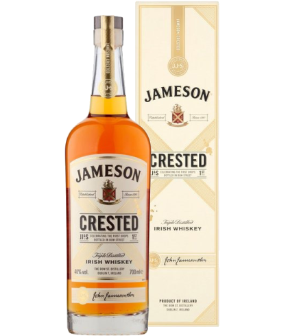 Fles Iers whiskey van Jameson, op voorraad bij slijterij t Bockje in Bathmen