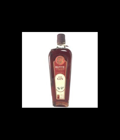 Fles Rutte Sloe Gin, gin, op voorraad bij slijterij t Bockje in Bathmen