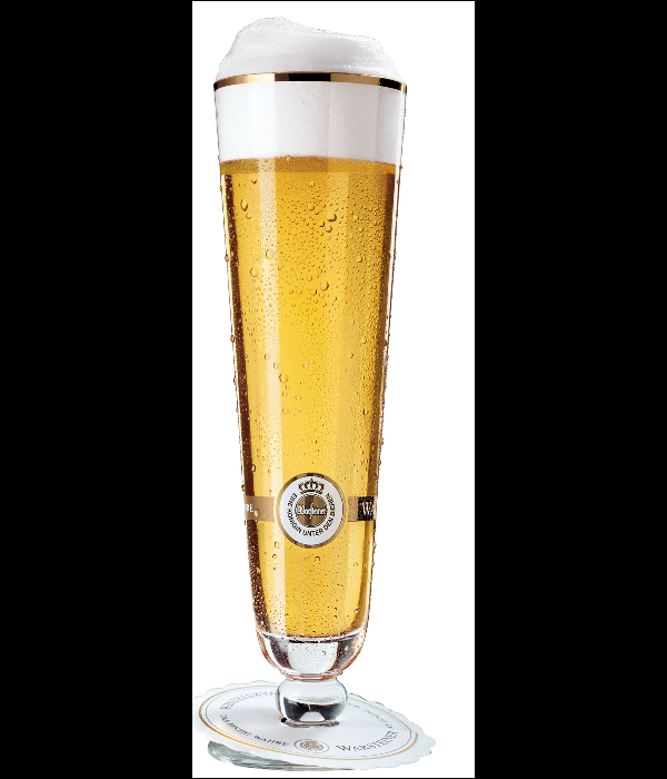 Warsteiner voetglas 20 cl. bij t Bockje in Bathmen