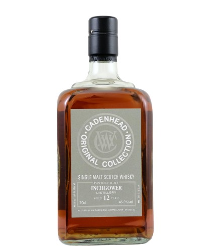 Fles Cadenhead’s Inchgower 12 Years Old, single malt whisky, op voorraad bij slijterij t Bockje in Bathmen