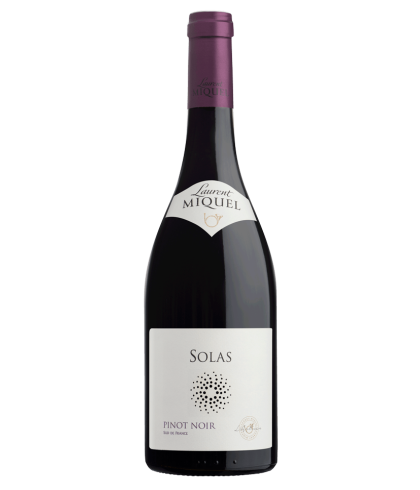 Fles Laurent Miquel Pinot Noir Solas, wijn op voorraad bij slijterij t Bockje in Bathmen