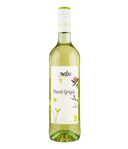 Fles Rebe Pinot Grigio, wijn op voorraad bij slijterij t Bockje in Bathmen