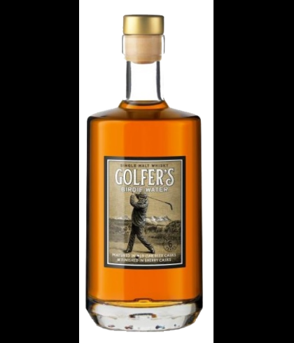Fles Säntis Malt Golfer's Birdie Water, whisky, op voorraad bij slijterij t Bockje in Bathmen