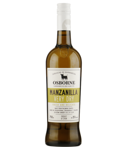 Osborne Manzanilla, op voorraad bij slijterij t Bockje in Bathmen