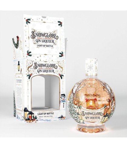 Geschenk Snow Globe Orange & Gingerbread, bij slijterij ’t Bockje in Bathmen