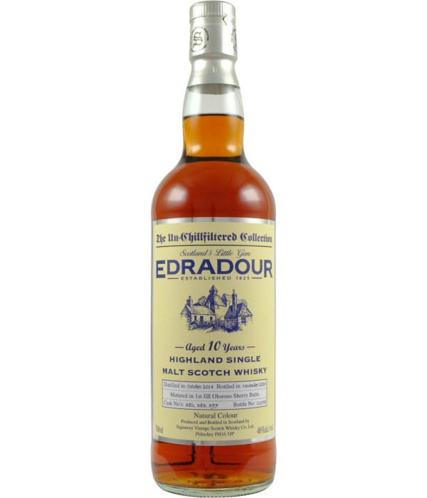 Signatory Un-Chillfiltered Collection Edradour 10Y 2014 #382 + 383 + 397 bij t Bockje in Bathmen