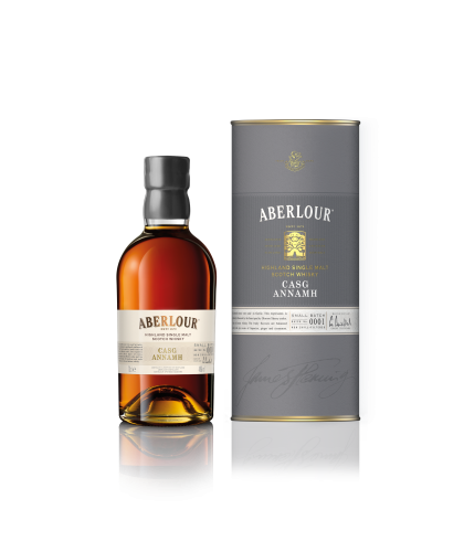 Fles Aberlour Casg Annamh, Speyside single malt whisky, op voorraad bij slijterij t Bockje in Bathmen