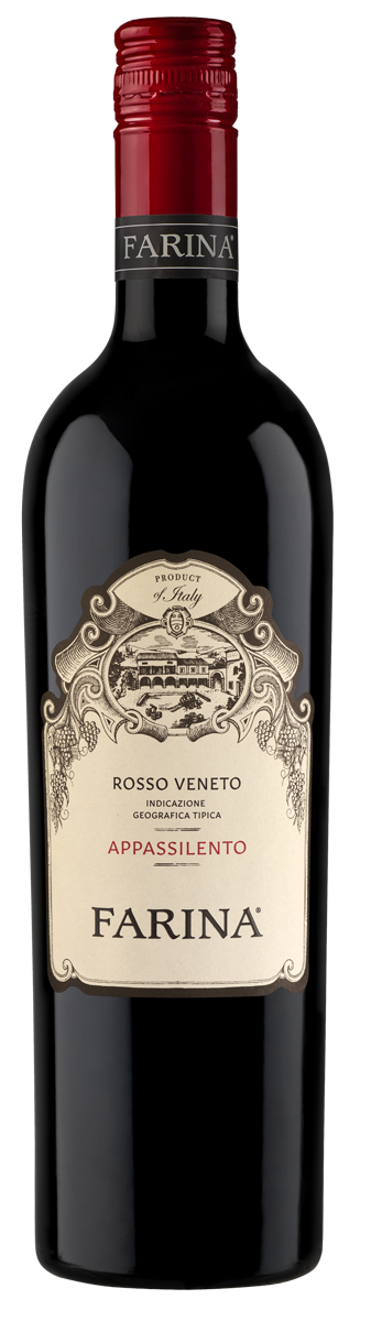 Fles Farina Appassilento Rosso del Veneto, wijn, op voorraad bij slijterij ’t Bockje in Bathmen