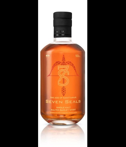 Fles Seven Seals The Age of Sagittarius, Zwitserse whisky, op voorraad bij slijterij t Bockje in Bathmen