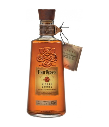 Fles Four Roses Single Barrel, single malt whisky, op voorraad bij slijterij t Bockje in Bathmen