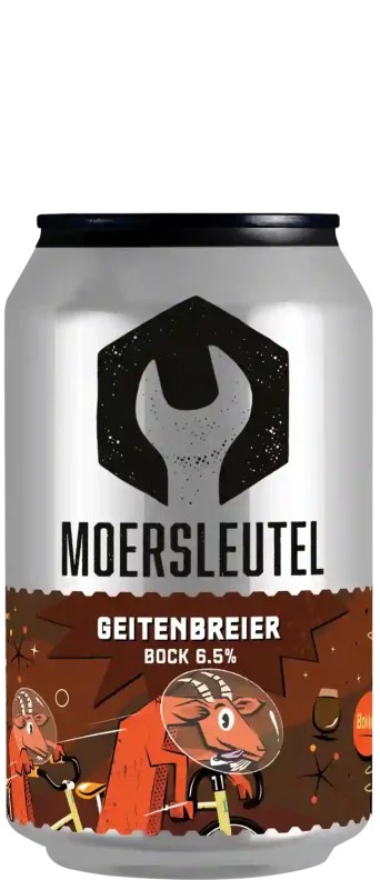Fles Moersleutel Geitenbreier Bock 2026, bier van Moersleutel, bij slijterij ’t Bockje in Bathmen