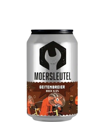 Fles Moersleutel Geitenbreier Bock 2026, bier van Moersleutel, bij slijterij t Bockje in Bathmen