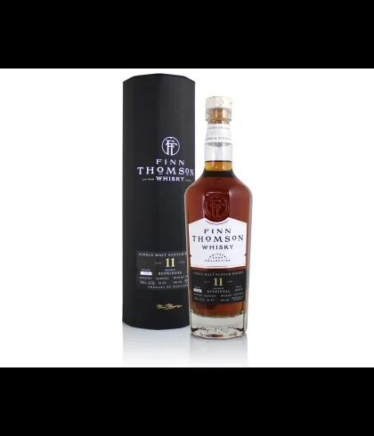 Fles Finn Thomson Benrinnes 2011 11 Years Old, single malt whisky, op voorraad bij slijterij t Bockje in Bathmen