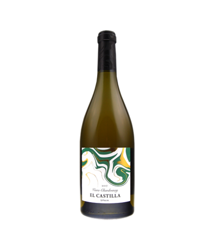 Fles El Castilla Viura Chardonnay, wijn op voorraad bij slijterij t Bockje in Bathmen