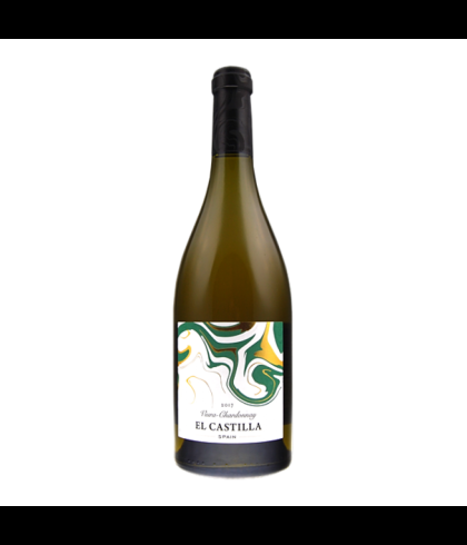 Fles El Castilla Viura Chardonnay, wijn op voorraad bij slijterij t Bockje in Bathmen