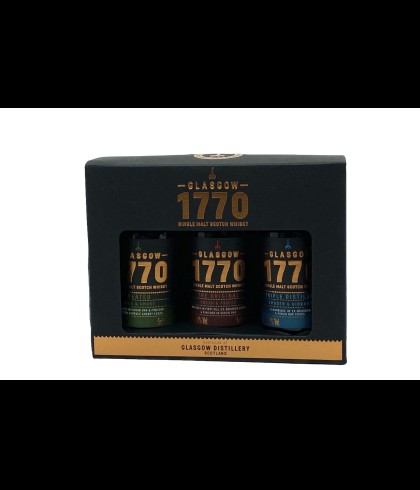 Geschenk Glasgow 1770 Trio Tasting Giftpack, bij slijterij ’t Bockje in Bathmen