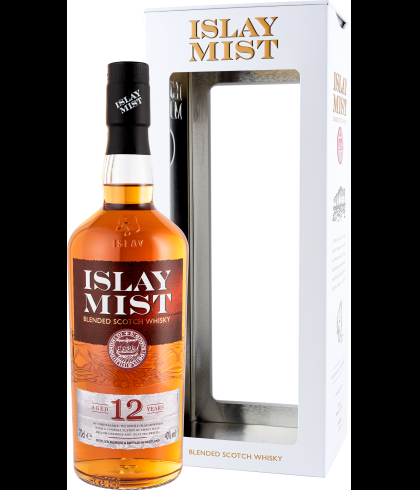 Fles blended Scotch van Islay Mist, op voorraad bij slijterij t Bockje in Bathmen