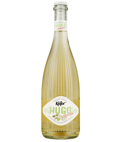 Alcoholvrije drank Käfer Hugo Alcoholvrij van Käfer, bij slijterij ’t Bockje in Bathmen