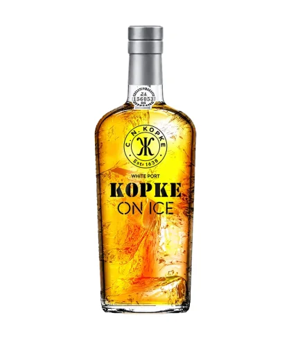 Fles Kopke White Port On Ice, wijn op voorraad bij slijterij t Bockje in Bathmen