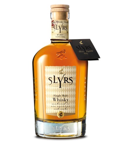 Fles Slyrs Classic Bavarian Single Malt, Beierse single malt whisky, op voorraad bij slijterij t Bockje in Bathmen
