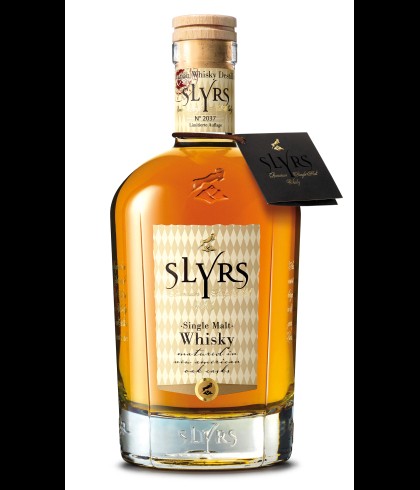 Fles Slyrs Classic Bavarian Single Malt, Beierse single malt whisky, op voorraad bij slijterij t Bockje in Bathmen