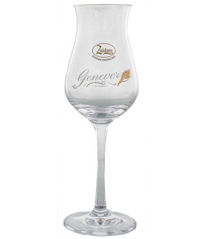 Zuidam Geneverglas op Voet 25ml, glas bij t Bockje in Bathmen