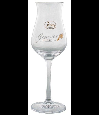 Zuidam Geneverglas op Voet 25ml, glas bij t Bockje in Bathmen