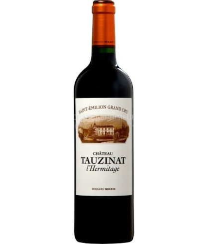 Fles Château Tauzinat l'Hermitage Saint-Émilion Grand Cru, wijn op voorraad bij slijterij t Bockje in Bathmen