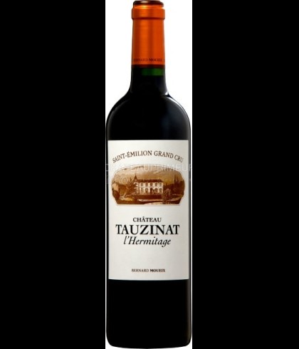 Fles Château Tauzinat l'Hermitage Saint-Émilion Grand Cru, wijn op voorraad bij slijterij t Bockje in Bathmen