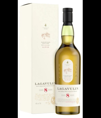 Fles Islay single malt van Lagavulin, op voorraad bij slijterij t Bockje in Bathmen