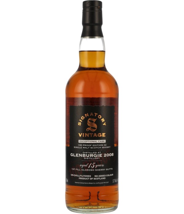 Signatory Glenburgie 2008 15 Years Old Exceptional Cask Edition bij t Bockje in Bathmen