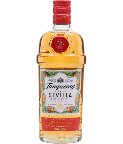 Fles Tanqueray Flor de Sevilla Gin, gin, op voorraad bij slijterij ’t Bockje in Bathmen