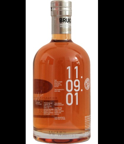 Fles Bruichladdich 2001 Renaissance, whisky, op voorraad bij slijterij t Bockje in Bathmen