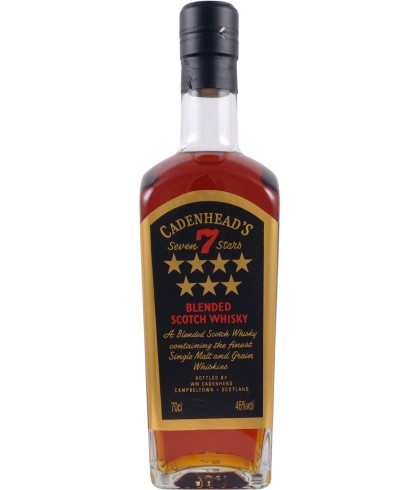 Fles Cadenhead’s Seven Stars, single malt whisky, op voorraad bij slijterij t Bockje in Bathmen
